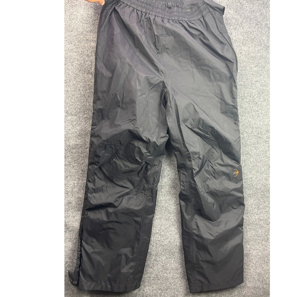 Moonstone Gore-Tex Rain Pants Mens Medium Black Waterproof Hiking T12150